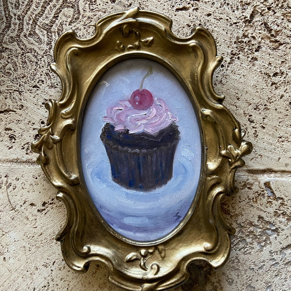original oil painting, signed, framed.